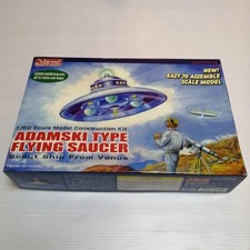 Listing image for Marmit Adamski Type Flying Saucer 1/60 UFO Model Kit Japan Vintage Unbuilt