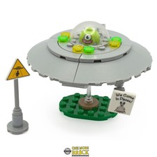 Listing image for UFO Flying Saucer Alien | Kit Made With Real LEGO