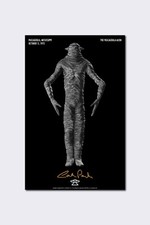 Listing image for SAUCER x Calvin Parker Signed 11x17 Poster Print - The Pascagoula Alien - UFO